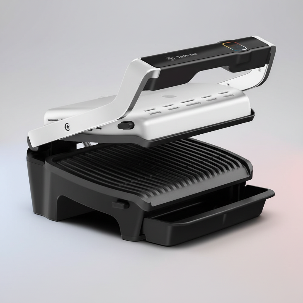 Tefal Barbecue Électrique électrique de table avec fonction grill Noir/argenté