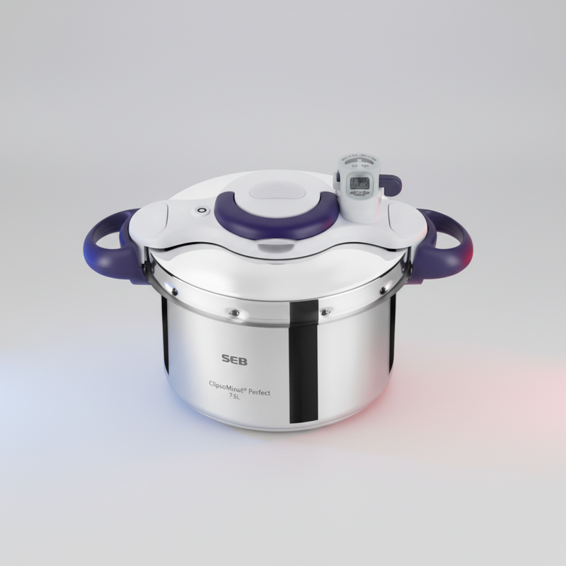 Autocuiseur Seb Clipso Minut Perfect Viole – 7,5L –
