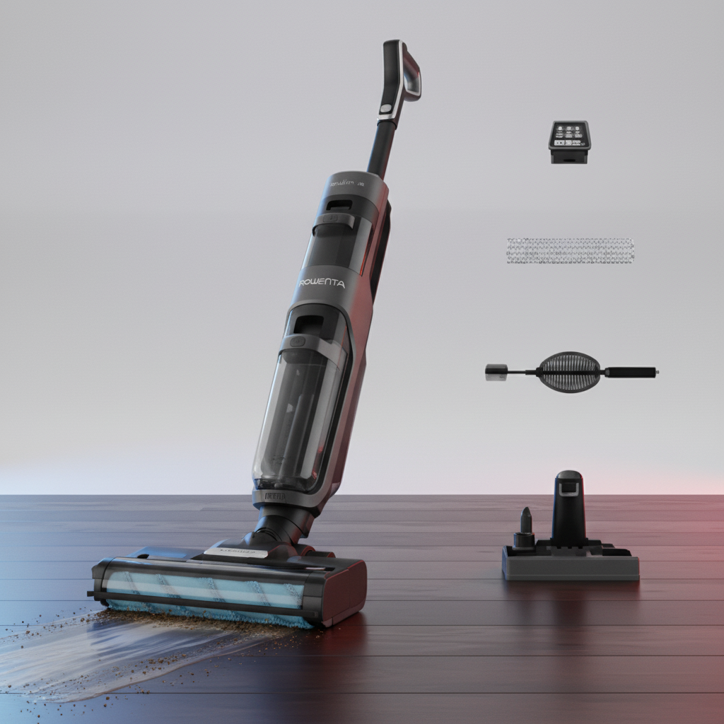 Aspirateur Rowenta laveur sans fil X-Clean 4