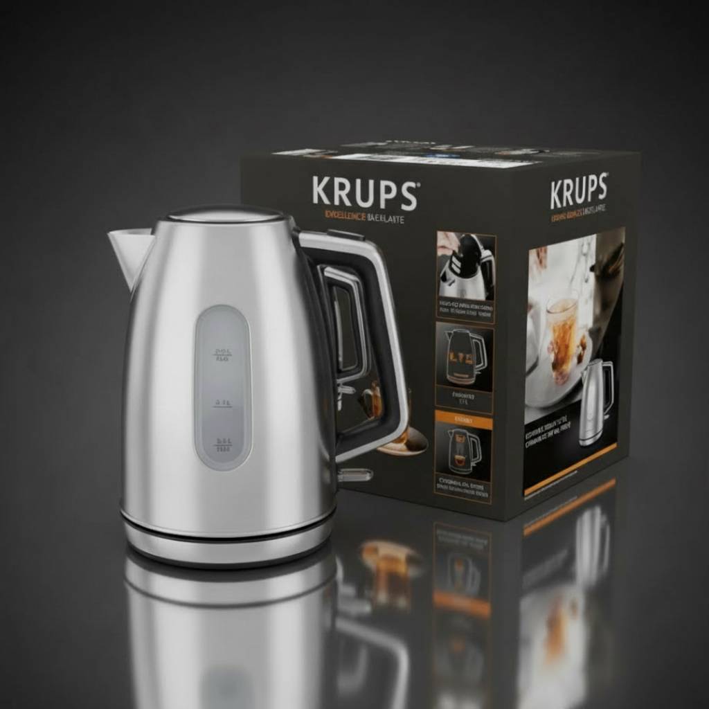 Bouilloire Krups Excellence 1,7 l inox