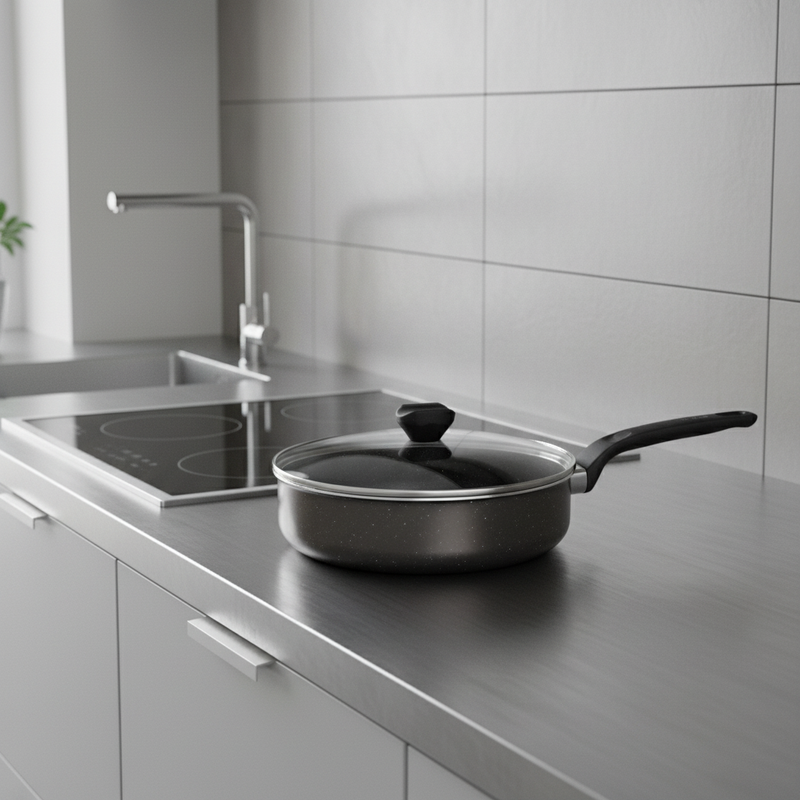 Sauteuse Tefal EASY COOK & antiadhésive + couvercle