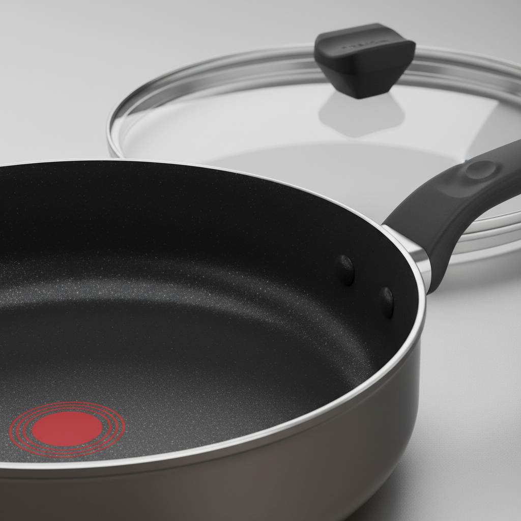 Sauteuse Tefal EASY COOK & antiadhésive + couvercle