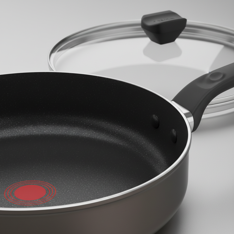 Sauteuse Tefal EASY COOK & antiadhésive + couvercle