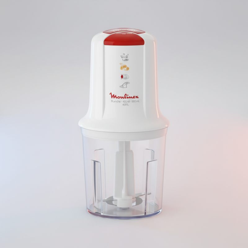 Multi-Moulinette Blanche - 400W, 500ML