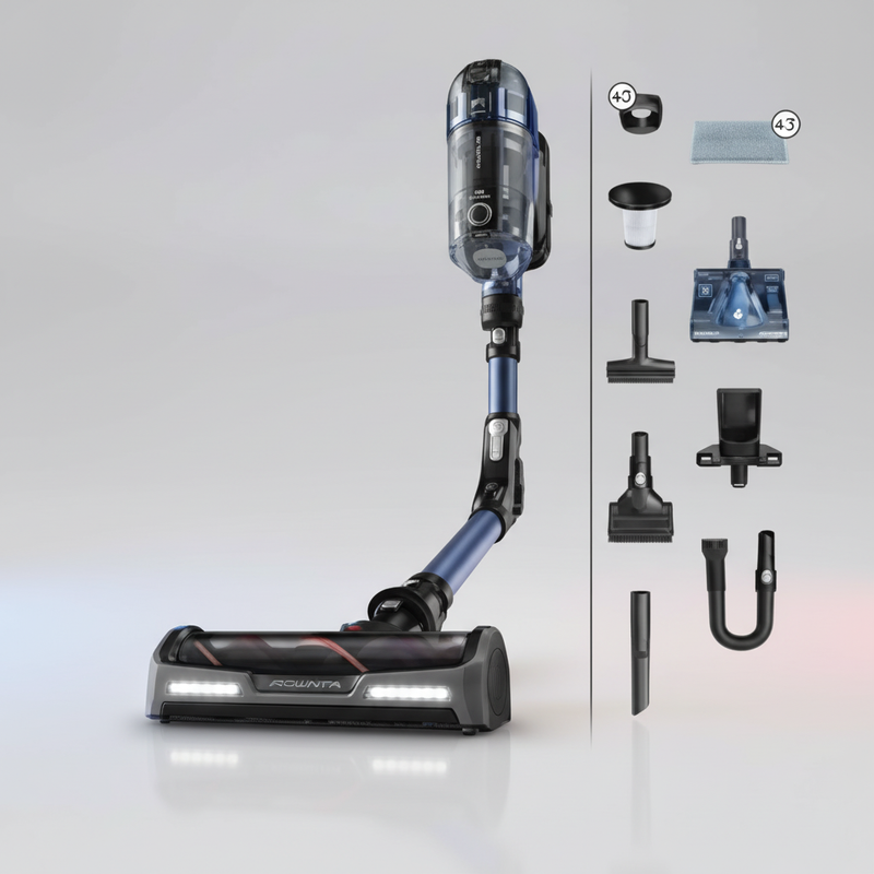 Aspirateur Rowenta Balai X-Force Flex 14.60 Animal Aqua