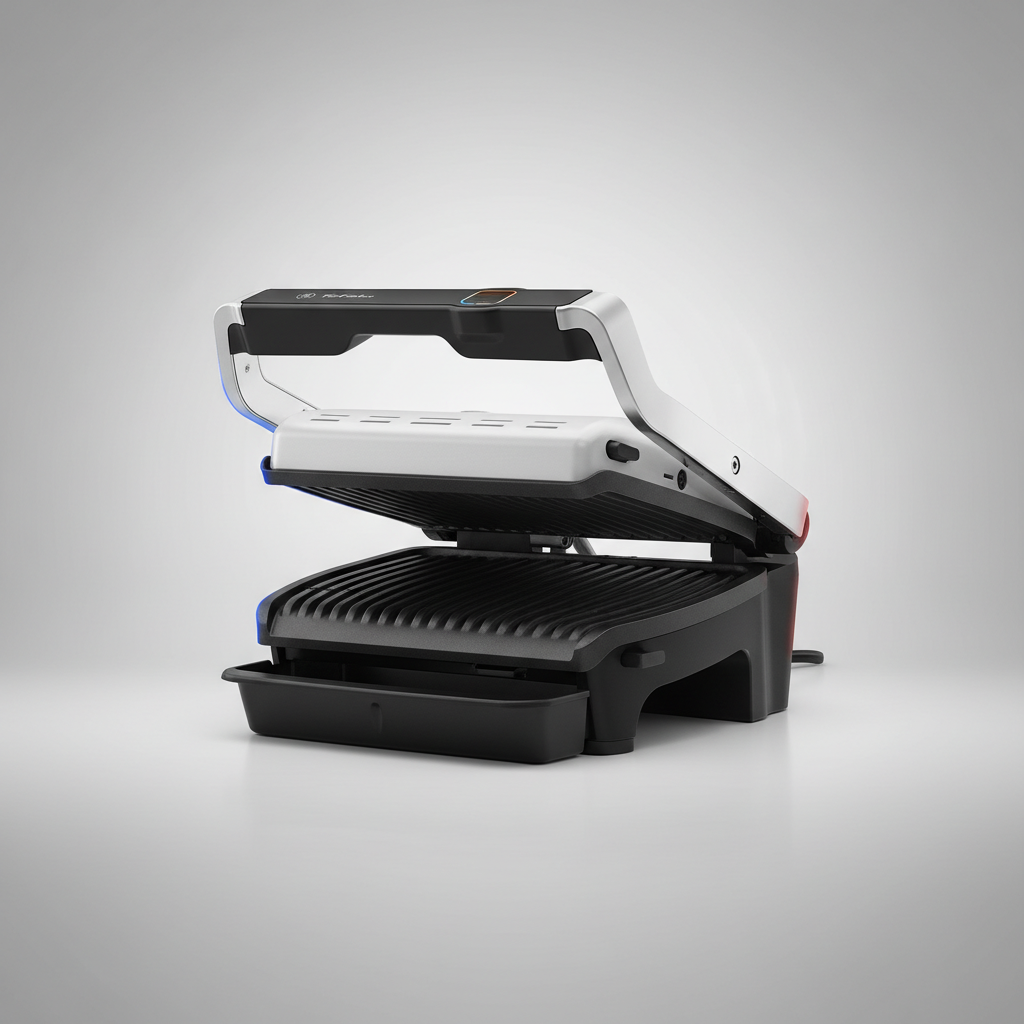 Tefal Barbecue Électrique électrique de table avec fonction grill Noir/argenté
