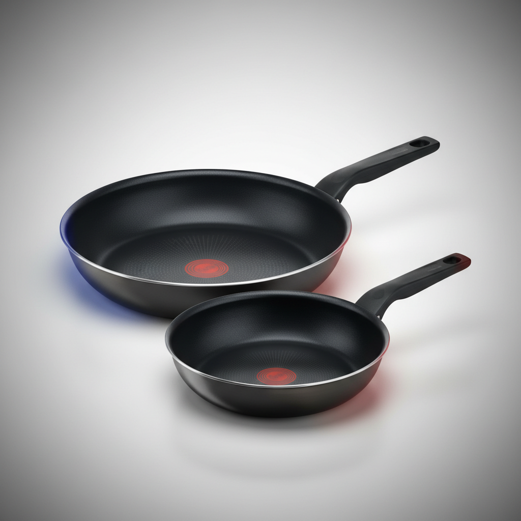 Ensemble de Poêles 24CM ET 30 CM TEFAL NON INDUCTION XL INTENSE