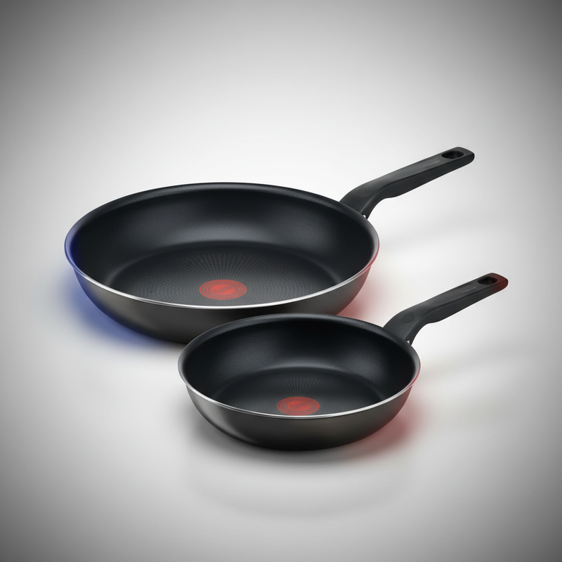 Ensemble de Poêles 24CM ET 30 CM TEFAL NON INDUCTION XL INTENSE