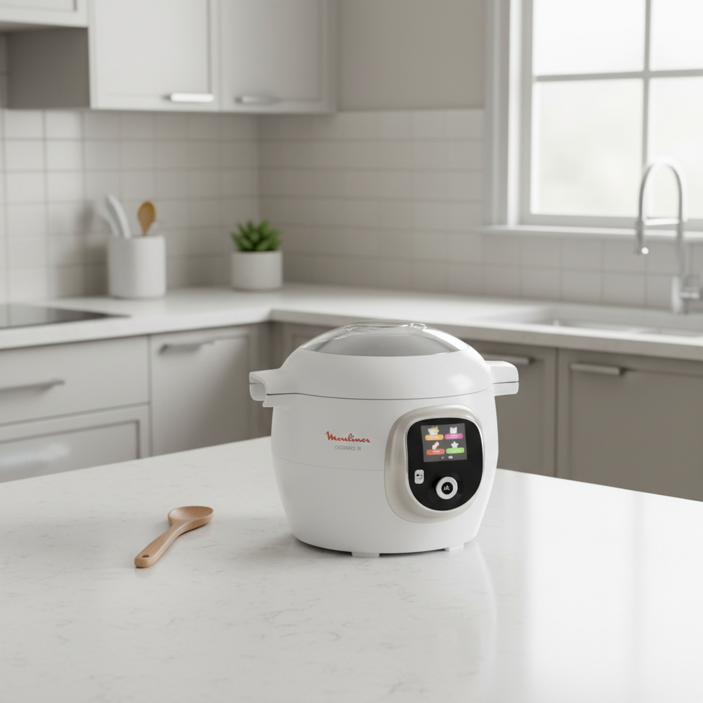 Cookéo Multicuiseur+MULTICUISEUR INTELLIGENT 6 PROGRAMMES, 180 RECETTES 6L BLANC