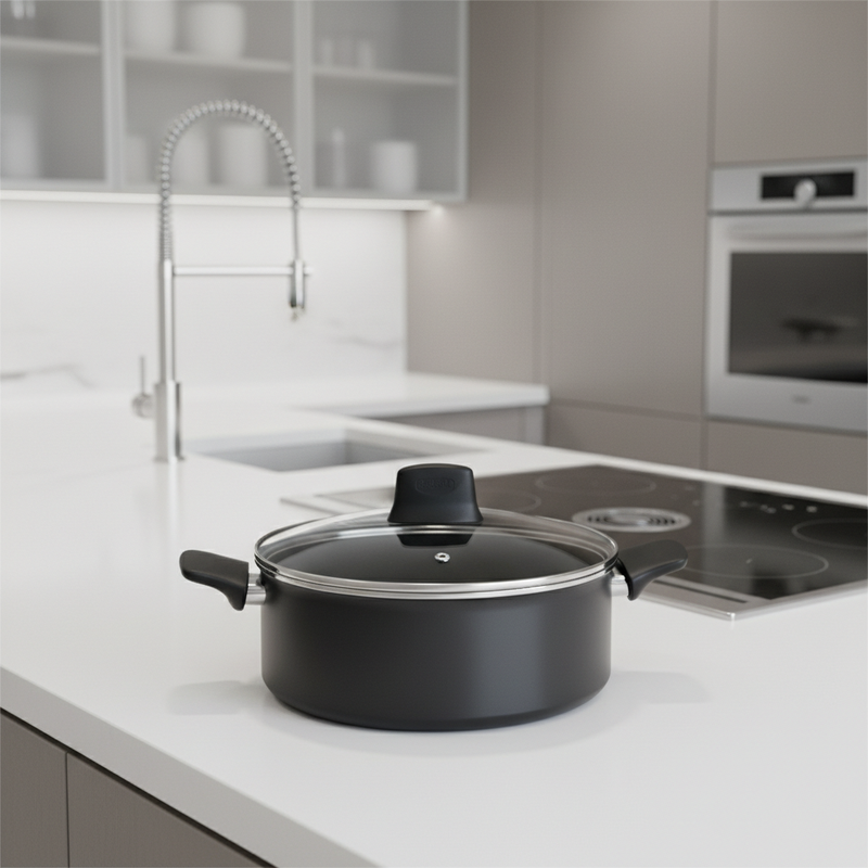 Fait-Tout 24 cm+ COUVERT TEFAL INDUCTION GENEROUS COOK