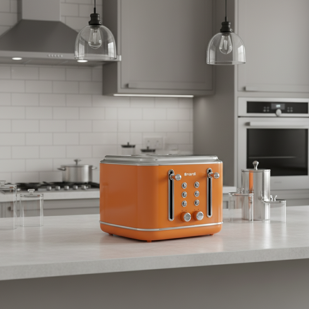 Grille pain NARDI Rétro Orange 2 tranches