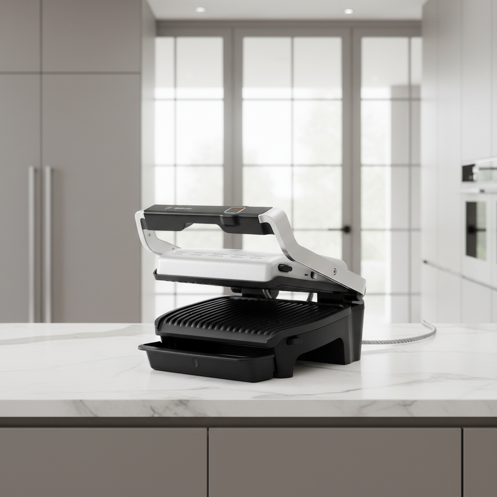 Tefal Barbecue Électrique électrique de table avec fonction grill Noir/argenté