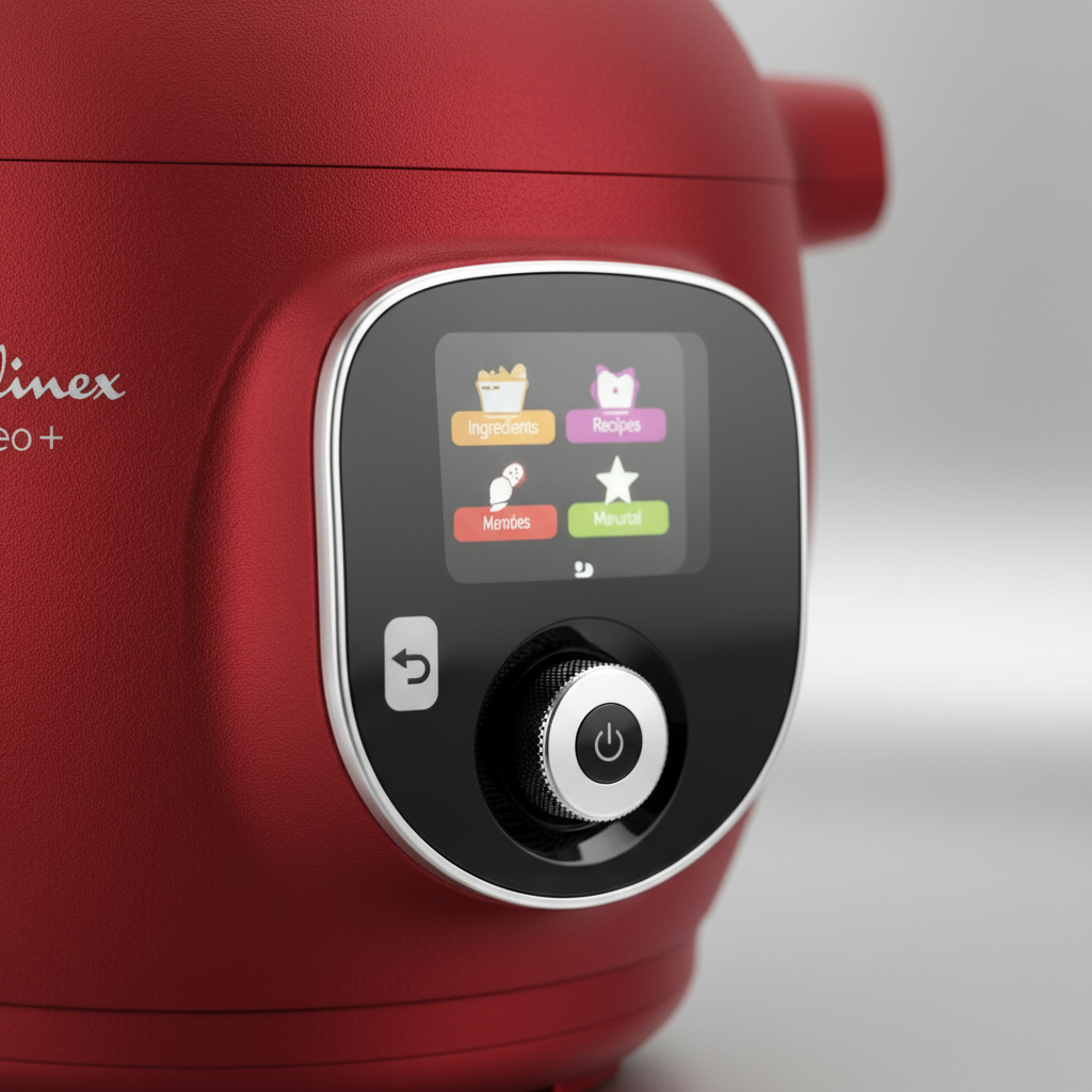 Cookeo Moulinex + 6L Red - 180 recipes