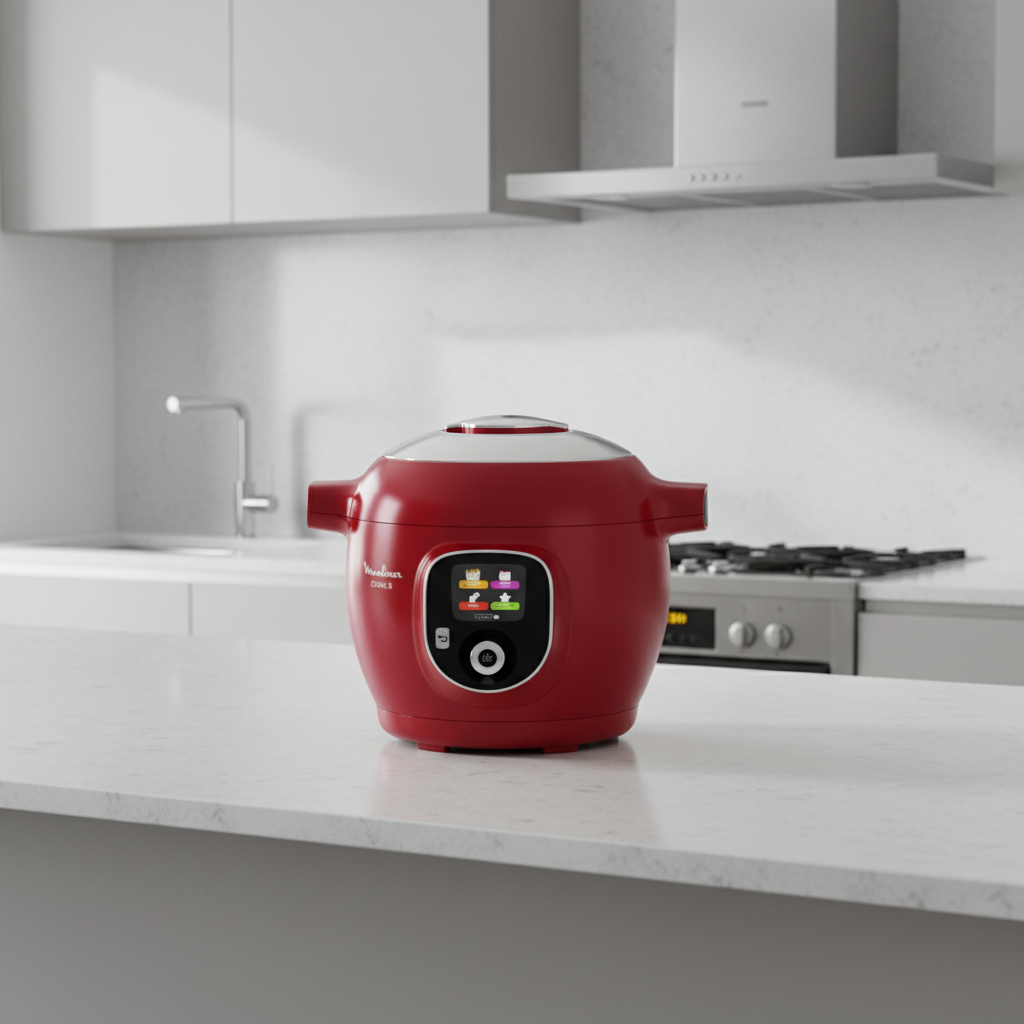 Cookeo Moulinex + 6L Red - 180 recipes