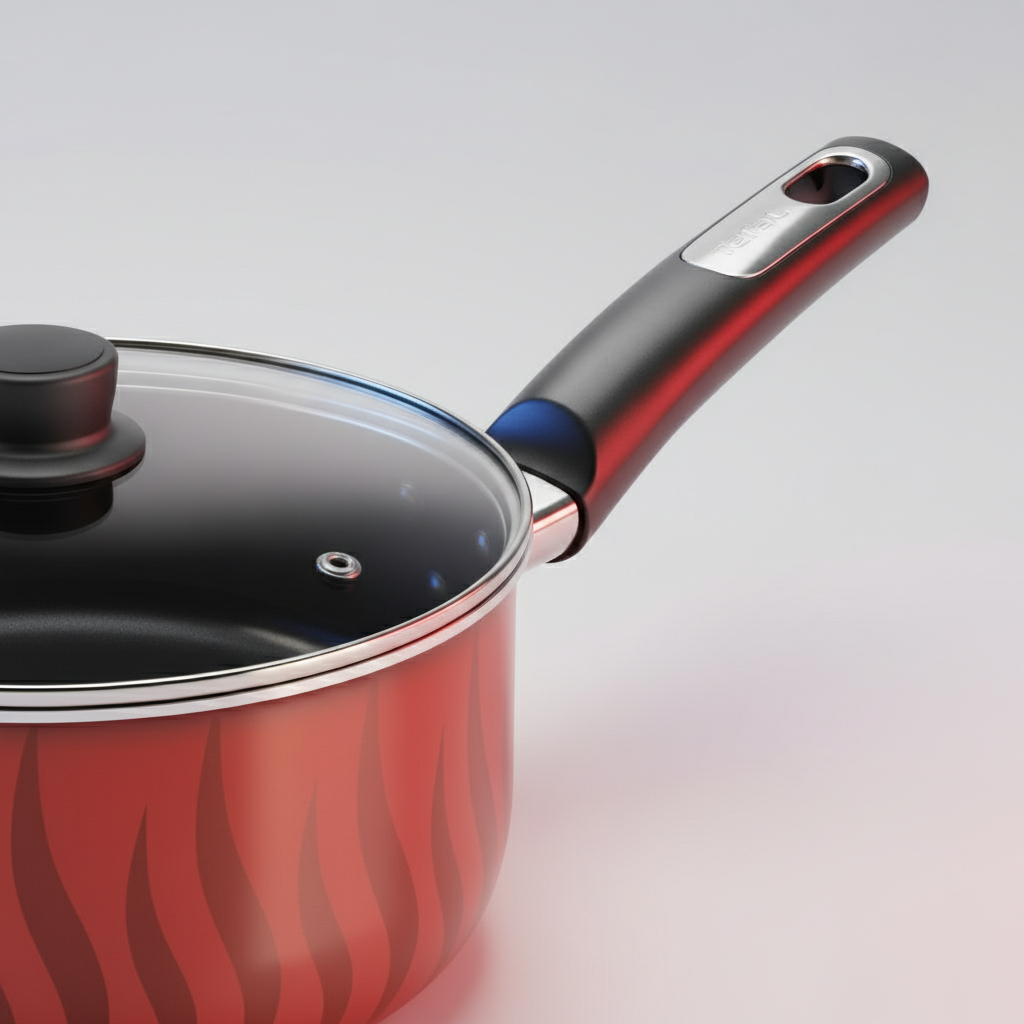 TEFAL Tempo Flamme 8 pc set stewpots 18/22/26/30 cm