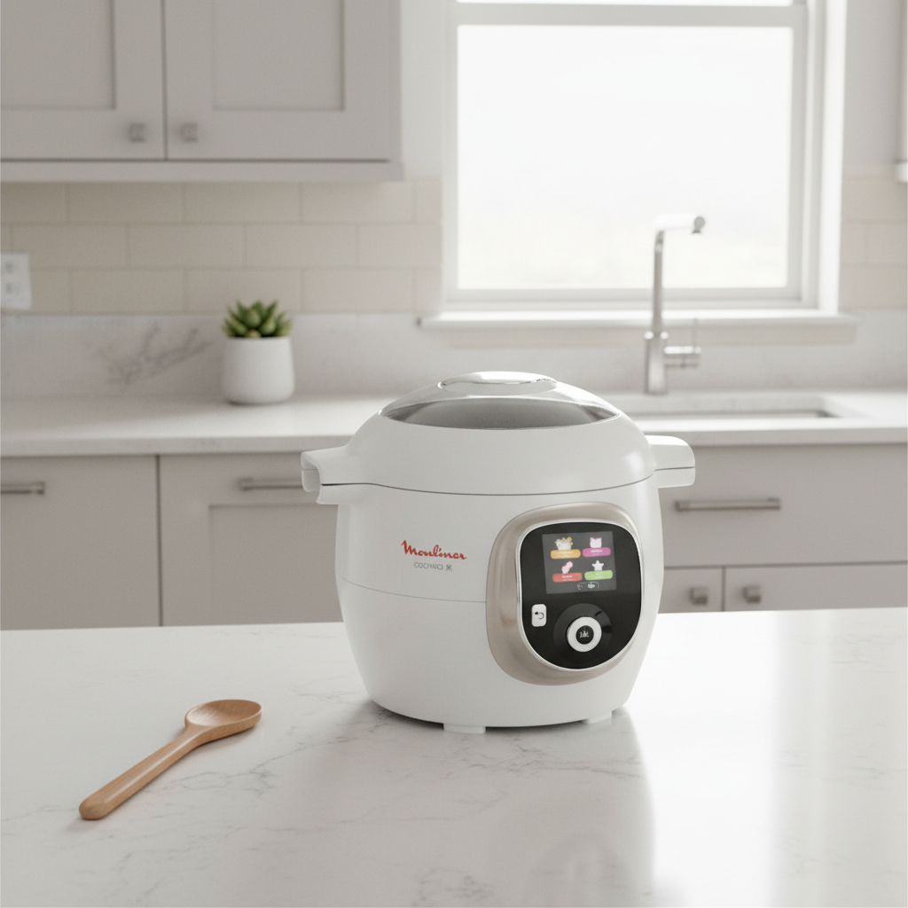 Cookéo Multicuiseur+MULTICUISEUR INTELLIGENT 6 PROGRAMMES, 180 RECETTES 6L BLANC