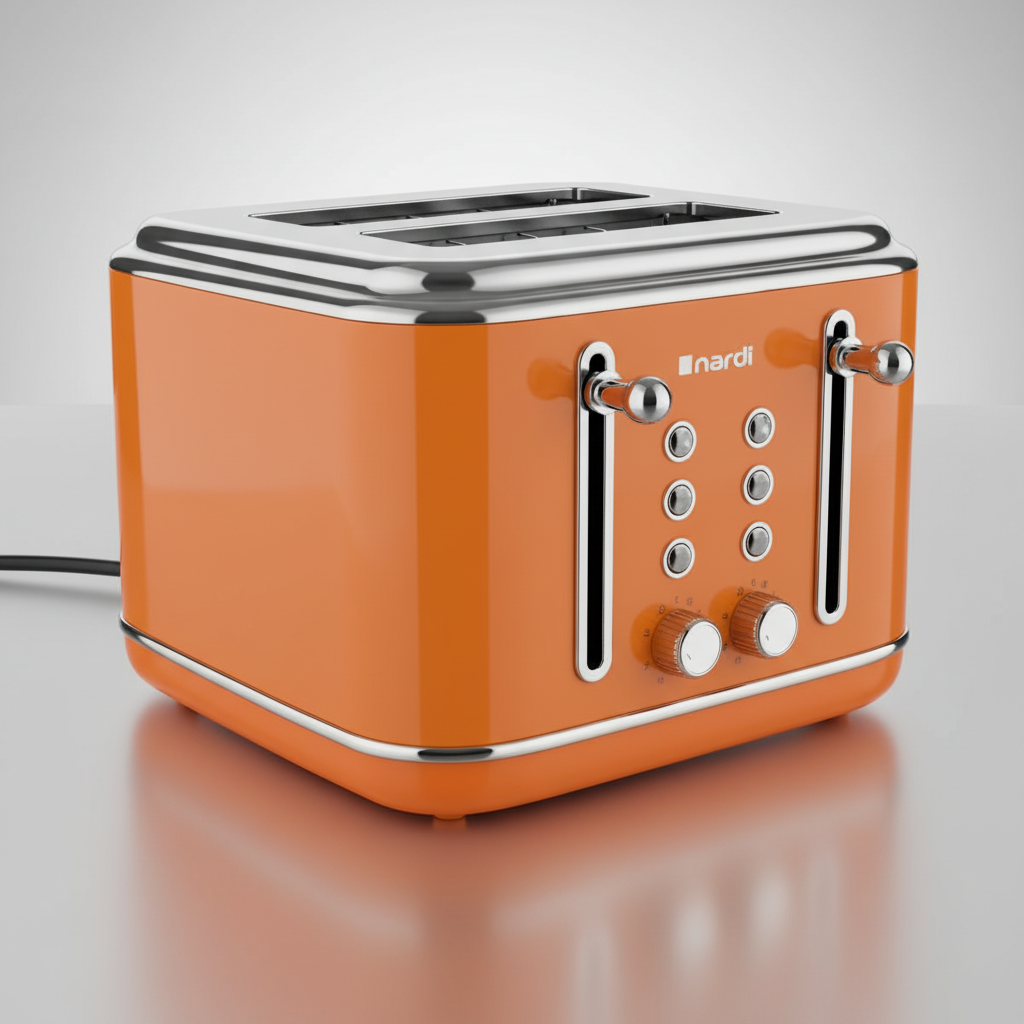 Grille pain NARDI Rétro Orange 2 tranches