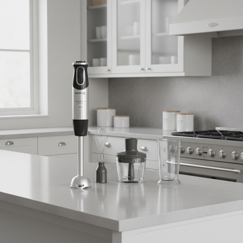 Mixeur Moulinex Pied 3 en 1 Quickchef