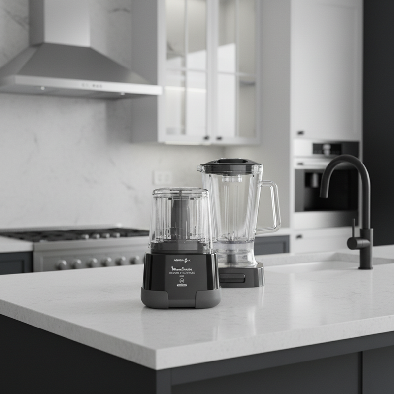 Blender Moulinex LA MOULINETTE ULTIMATE XXL BLACK + / Hachoir Blender Moulinette Ultimate W