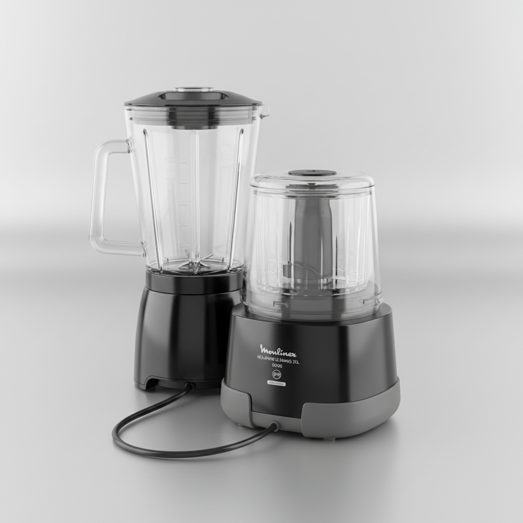 Blender Moulinex LA MOULINETTE ULTIMATE XXL BLACK + / Hachoir Blender Moulinette Ultimate W