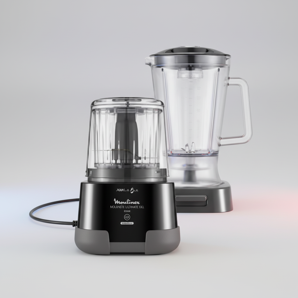 Blender Moulinex LA MOULINETTE ULTIMATE XXL BLACK + / Hachoir Blender Moulinette Ultimate W