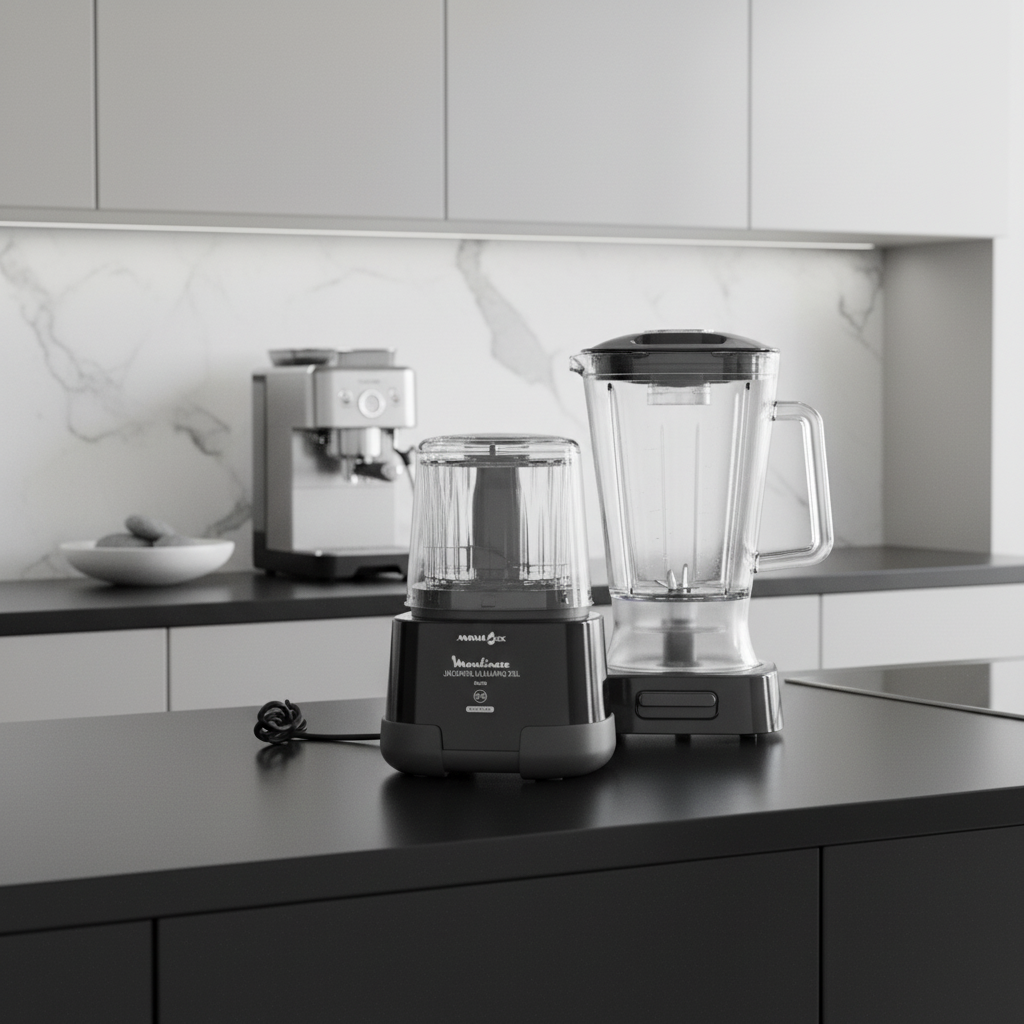 Blender Moulinex LA MOULINETTE ULTIMATE XXL BLACK + / Hachoir Blender Moulinette Ultimate W
