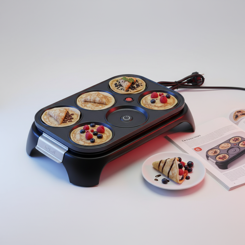 Tefal PY558813 Appareil à Crêpes'PARTY