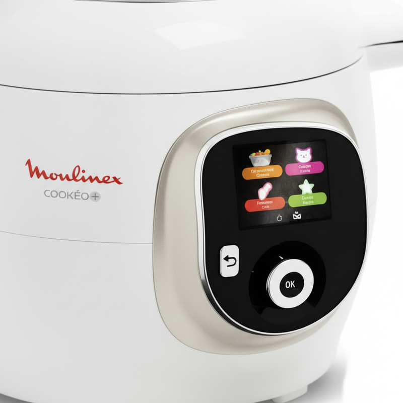 Cookéo Multicuiseur+MULTICUISEUR INTELLIGENT 6 PROGRAMMES, 180 RECETTES 6L BLANC