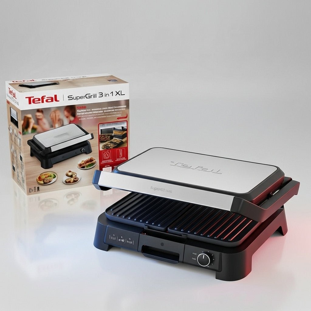Grille Tefal Viande SuperGrill 3-en-1