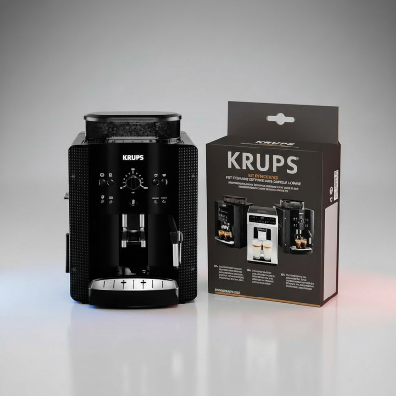 Machine Krups à café à grain Essential, , 3 boissons, Ecran LCD
