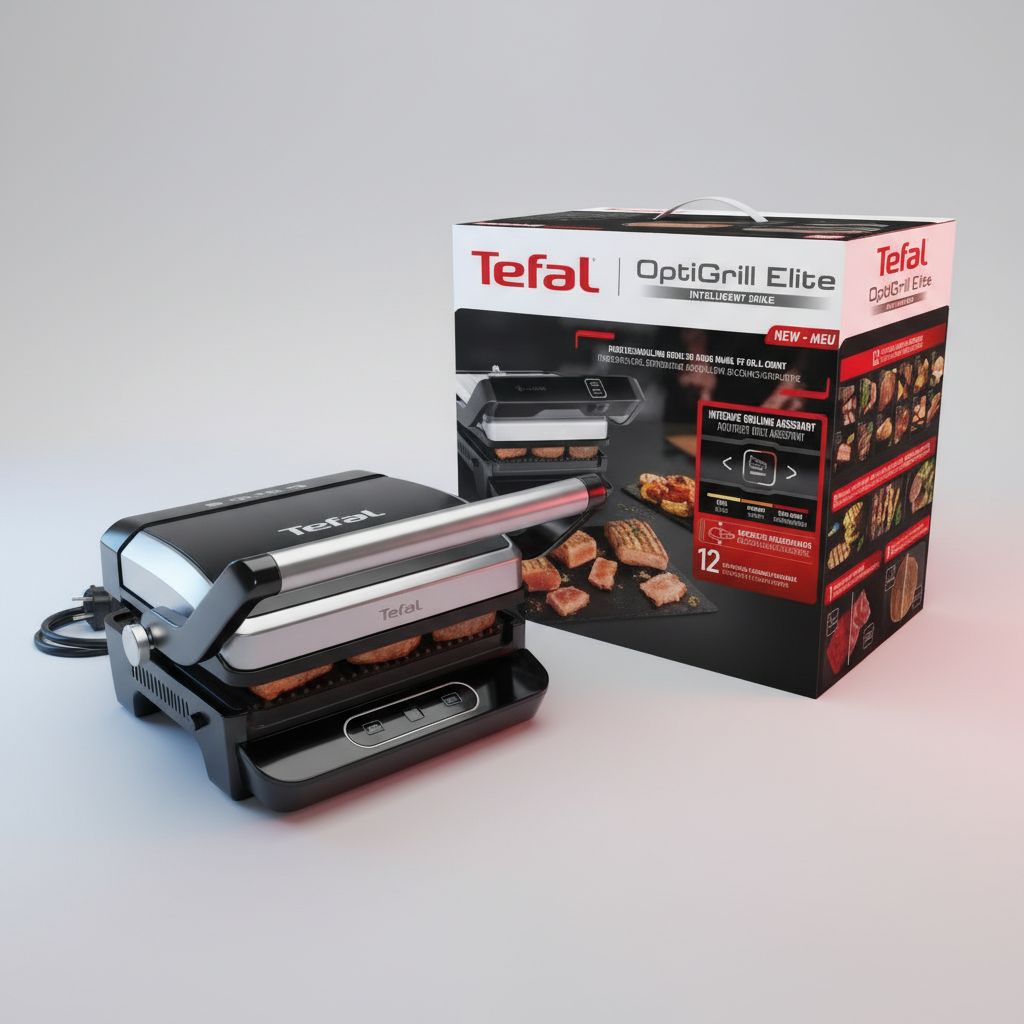 Tefal Barbecue Électrique électrique de table avec fonction grill Noir/argenté