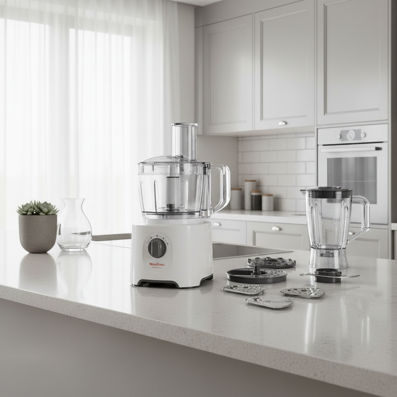 Robot Moulinex multifonctions EASY FORCE 700 W-Blanc