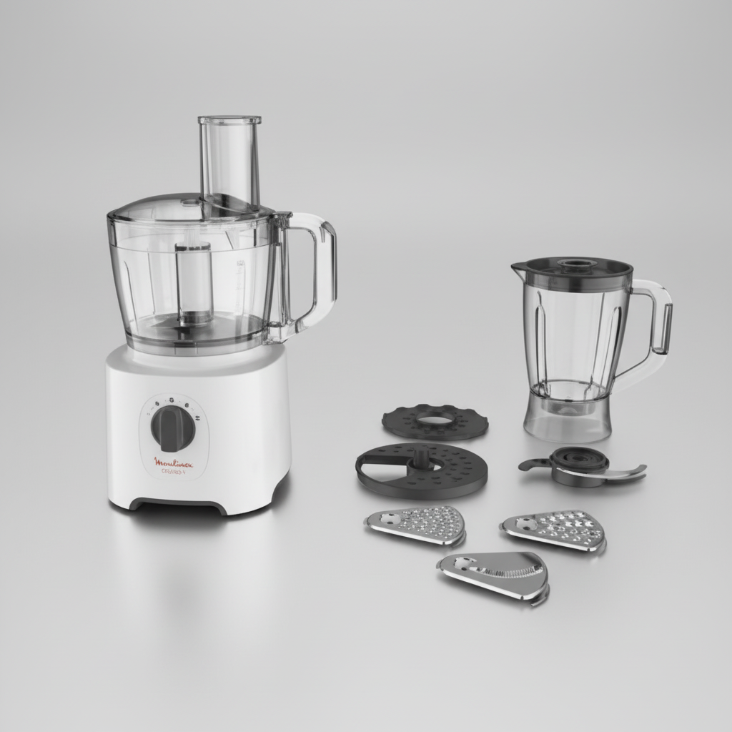 Robot Moulinex multifonctions EASY FORCE 700 W-Blanc