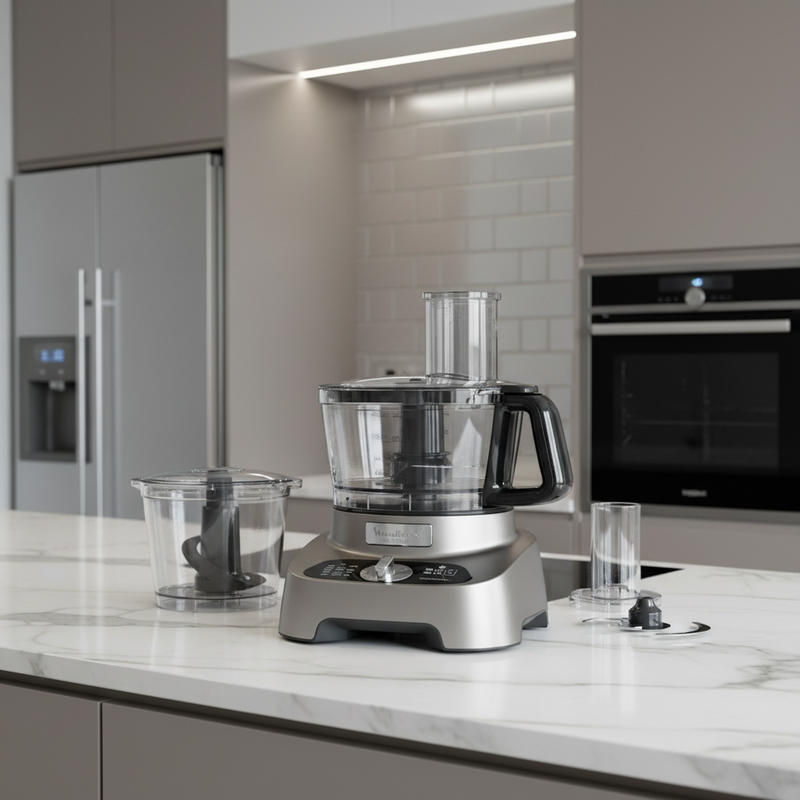 Robot Moulinex multifonctions DOUBLE FORCE 1000 W SILVER – 10 ACCESSOIRES