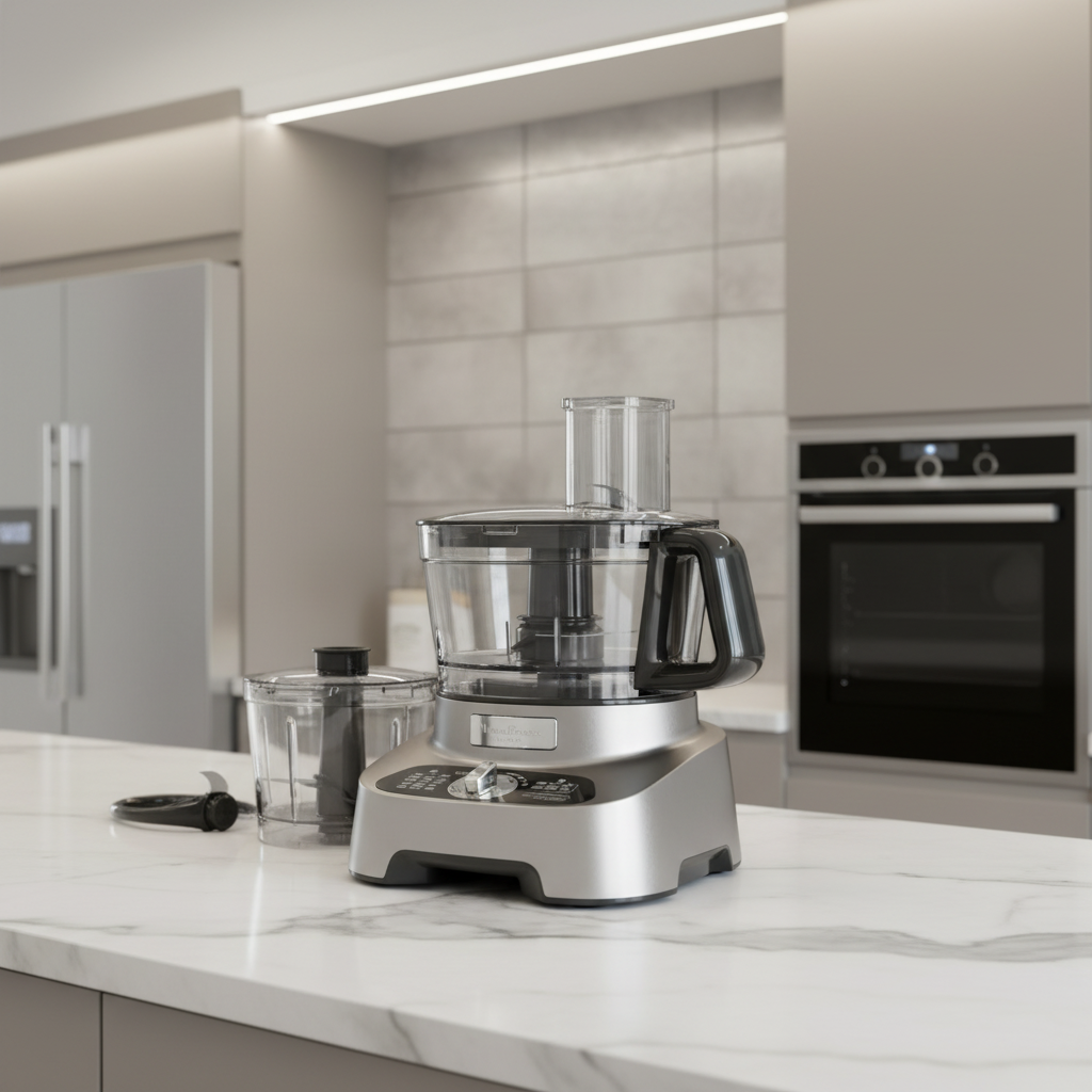 Robot Moulinex multifonctions DOUBLE FORCE 1000 W SILVER – 10 ACCESSOIRES