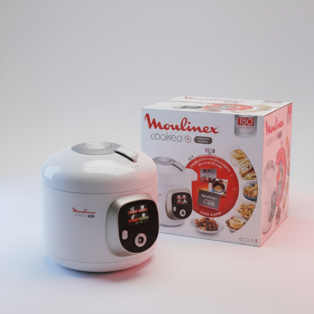 Cookéo Multicuiseur+MULTICUISEUR INTELLIGENT 6 PROGRAMMES, 180 RECETTES 6L BLANC