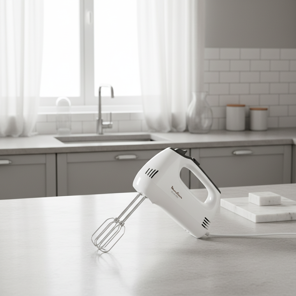 Batteur Moulinex Quick Mix 300W - 5 speed + boost, SS