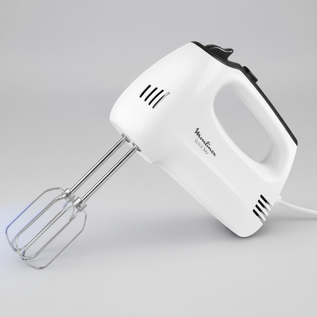 Batteur Moulinex Quick Mix 300W - 5 speed + boost, SS