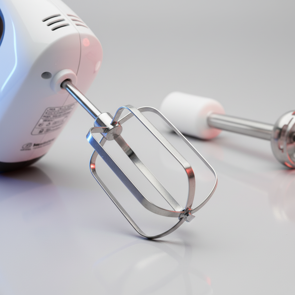 Batteur Moulinex Prep’mix+ 500 W-Blanc+ BAT + HB INOX + BEAKER