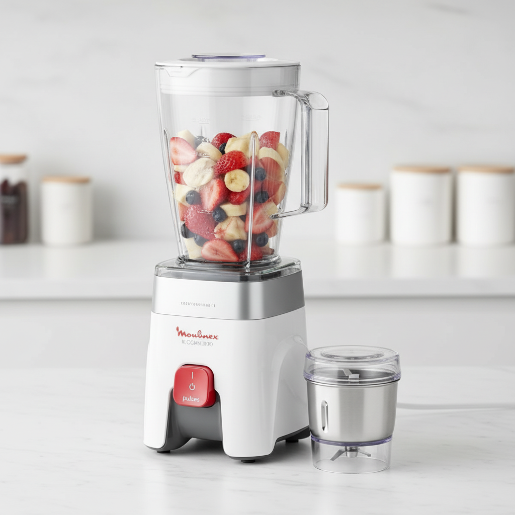 Blender Moulinex Genuine 550W Avec Moulin à Café et Epices