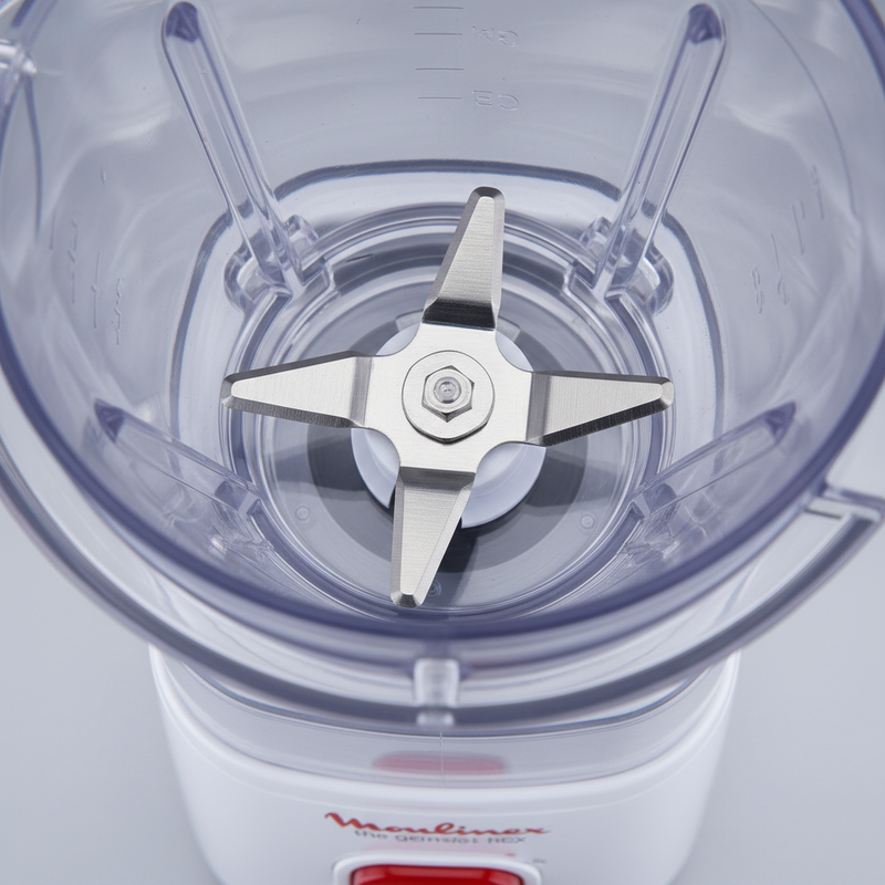 Blender Moulinex THE GENUINE 500W + 2 Moulins à Café - Blanc