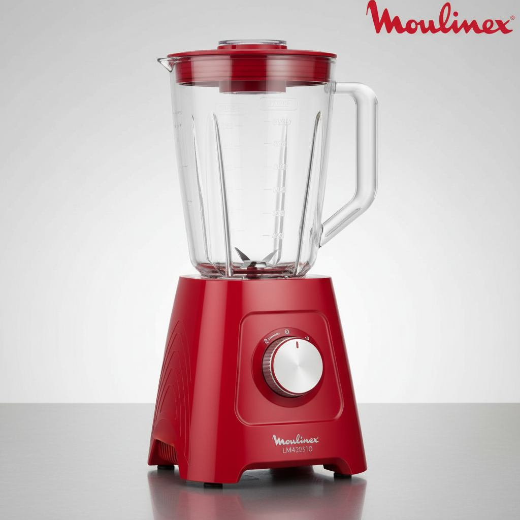 Blender Moulinex BLENDFORCE 600 W-Rouge