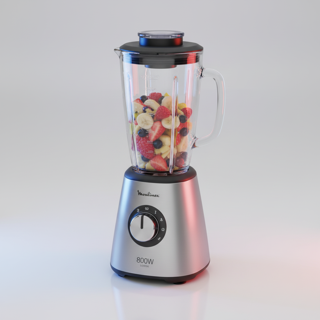 Blender Moulinex Blendforce 2- 800 W-SILVER-Blender Classique