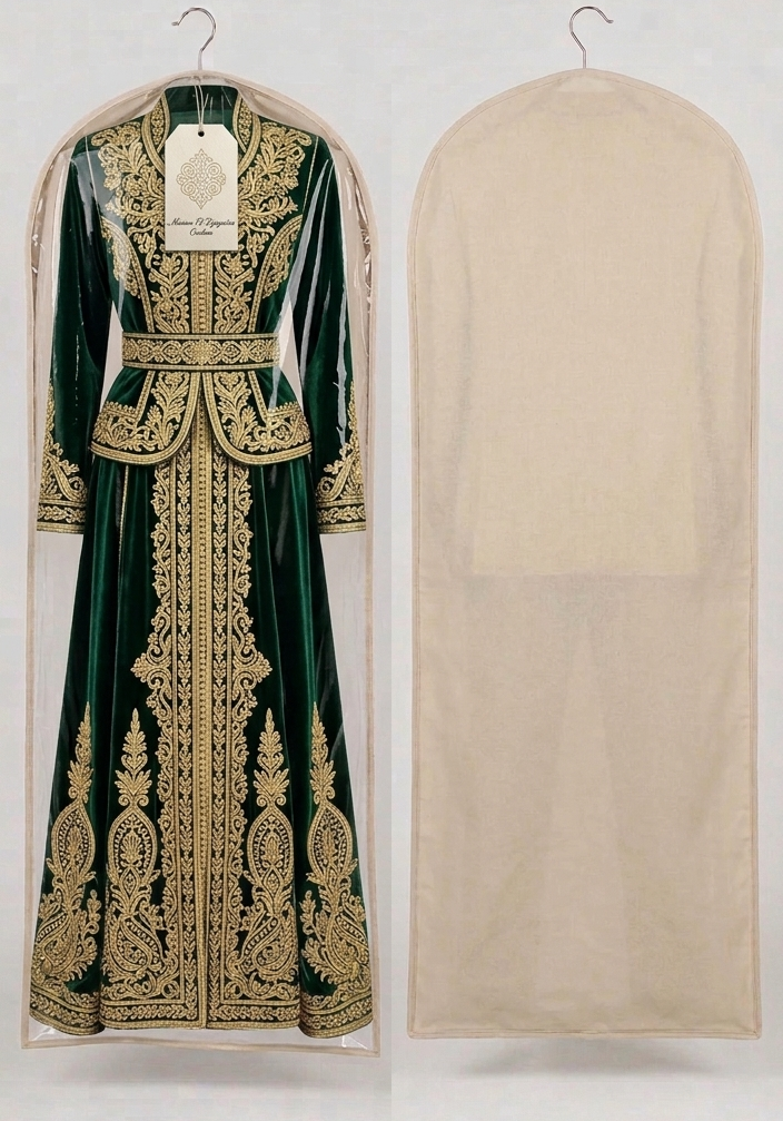 Housse des Vêtements 180cm —لروب الزفاف، الكوستيم، الكاراكو و القفطان