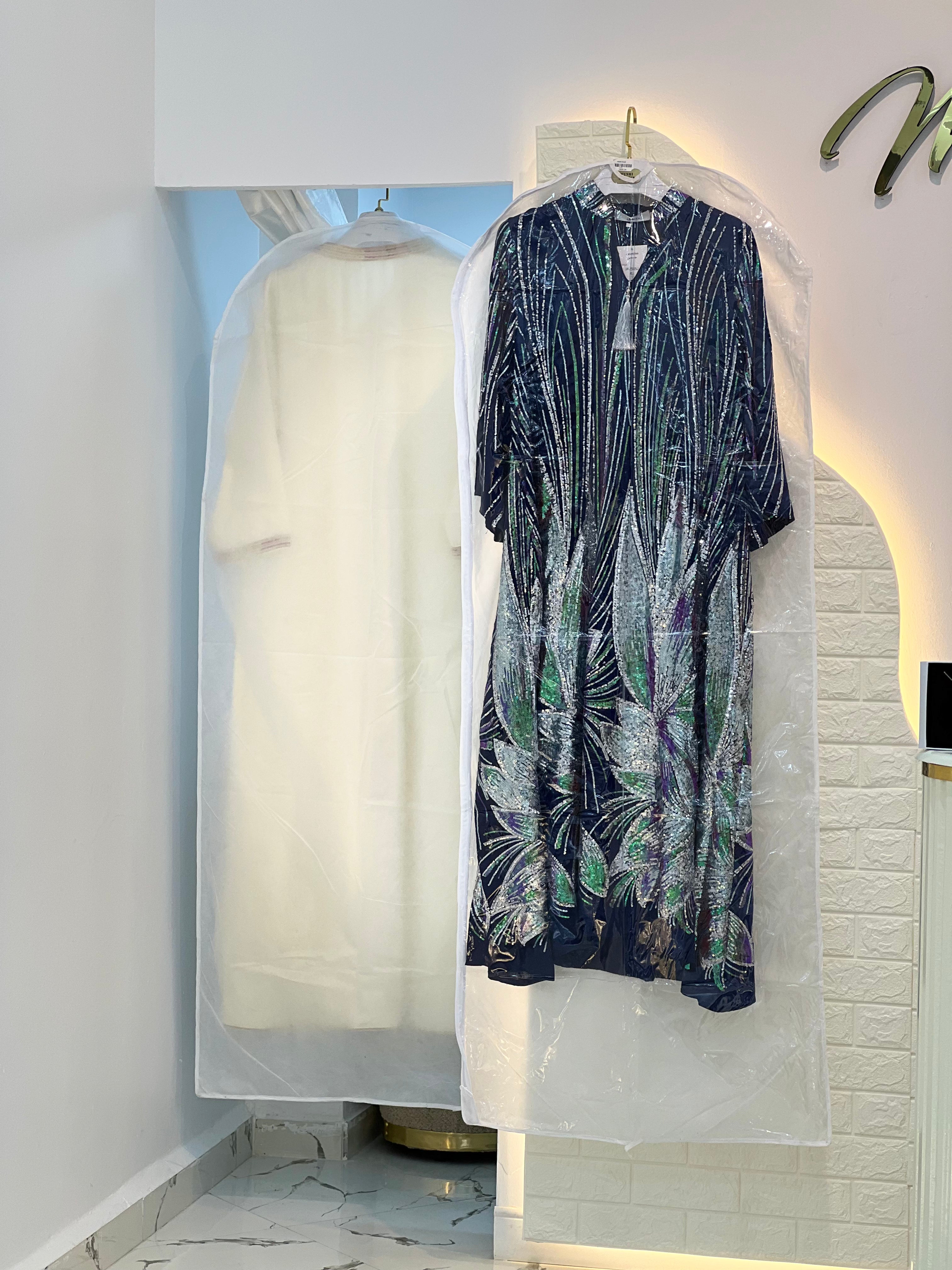 Housse des Vêtements 180cm —لروب الزفاف، الكوستيم، الكاراكو و القفطان